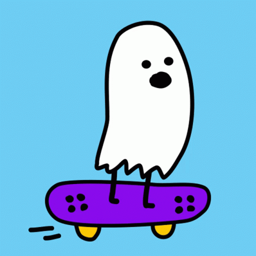 Ghost Skate Ghost GIF - Ghost Skate Ghost Skate GIFs