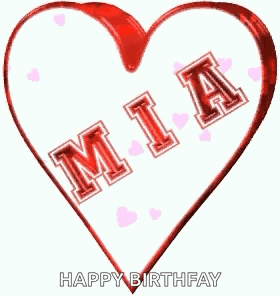 Mia Name GIF - Mia Name Heart GIFs