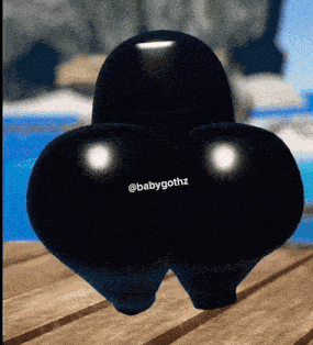 a black object with the name babygthz on it