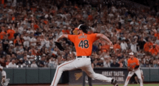 a baseball player with the number 48 on the back of his shirt