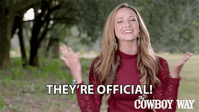 Theyre Official Misty Harris GIF - Theyre Official Misty Harris The Cowboy Way GIFs