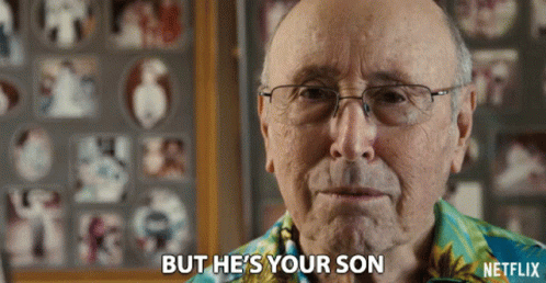 But Hes Your Son Barry Mason GIF - But Hes Your Son Barry Mason Circus Of Books GIFs