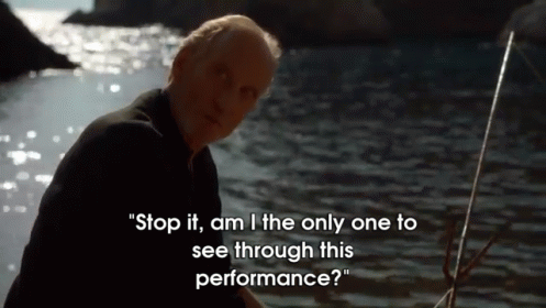 Tywin Confronts Grand Maester Pycelle Calling Him Out GIF - Tywin Lannister Game Of Thrones Maester GIFs