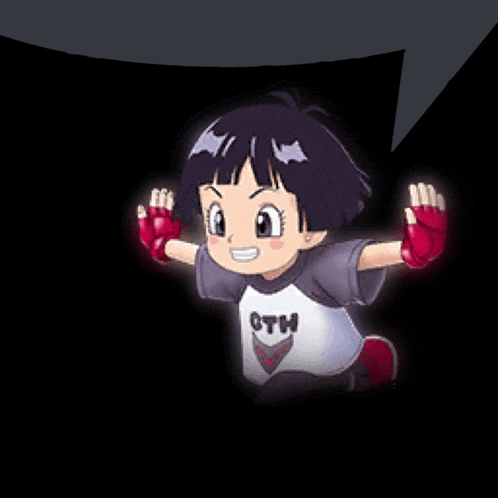 a little girl is wearing a shirt that says gtm on it
