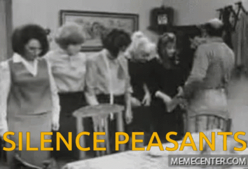 Peasant Slap GIF - Peasant Slap Silence GIFs