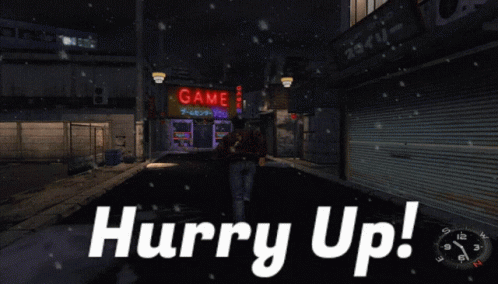 Shenmue Shenmue Hurry Up GIF