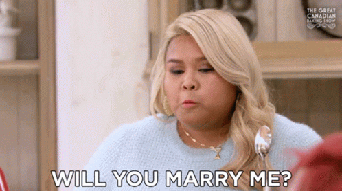 Will You Marry Me Gcbs GIF - Will You Marry Me Gcbs Great Canadian Baking Show GIFs