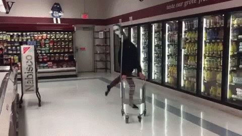 Roy Purdy Dancing GIF - Roy Purdy Dancing Grocery Store GIFs
