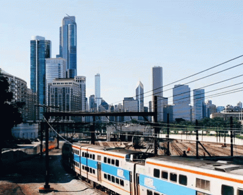 Train GIF - Chicago Train Building GIFs