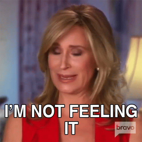 Im Not Feeling It Real Housewives Of New York GIF - Im Not Feeling It Real Housewives Of New York I Dont See It GIFs