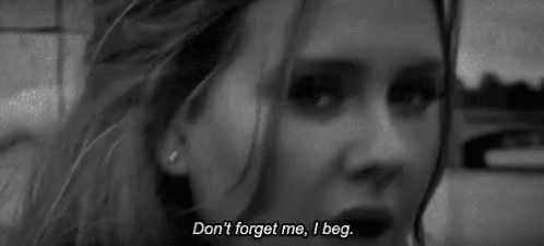 Dont Forget GIF - Adele GIFs