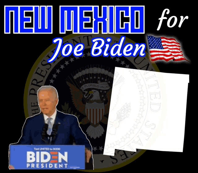 a poster for joe biden 's presidential campaign