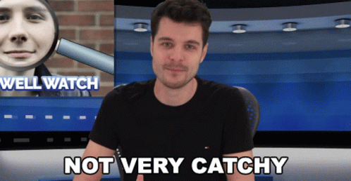 Not Very Catchy Benedict Townsend GIF - Not Very Catchy Benedict Townsend Youtuber News GIFs