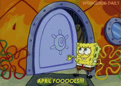 Spongebob April Fools Day GIF - Spongebob Squarepants April Fools Surprise GIFs