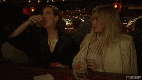 Bottoms Up GIF - Hilary Duff Kelsey Peters Miriam Shor GIFs