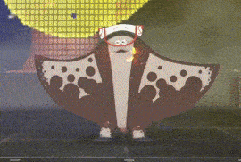 a cartoon drawing of a butterfly with the number 00 on its head