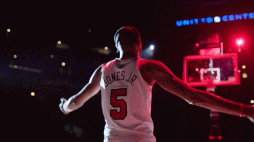 Raise The Roof Derrick Jones Jr GIF - Raise The Roof Derrick Jones Jr Chicago Bulls GIFs