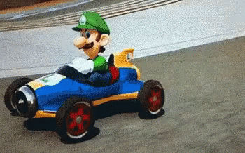 Mario Kart Luigi GIF - Mario Kart Luigi Nintendo GIFs