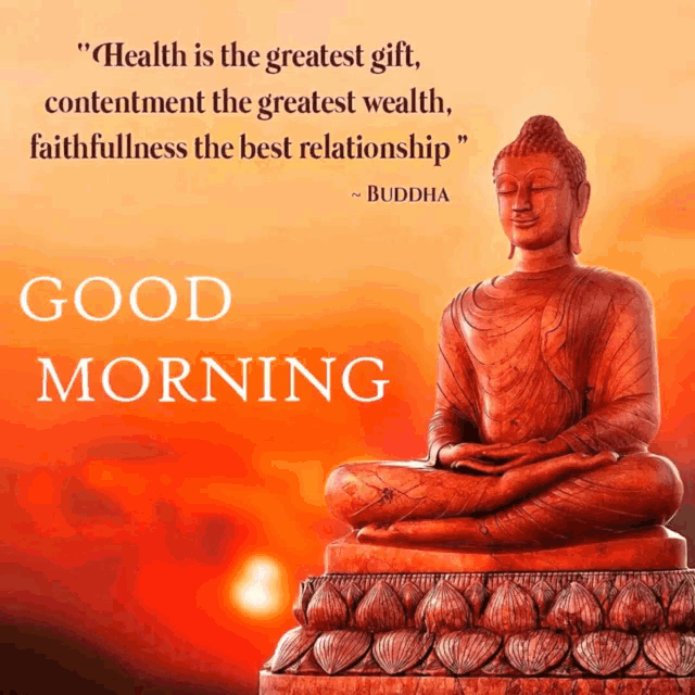 a picture of a buddha with a quote from buddha