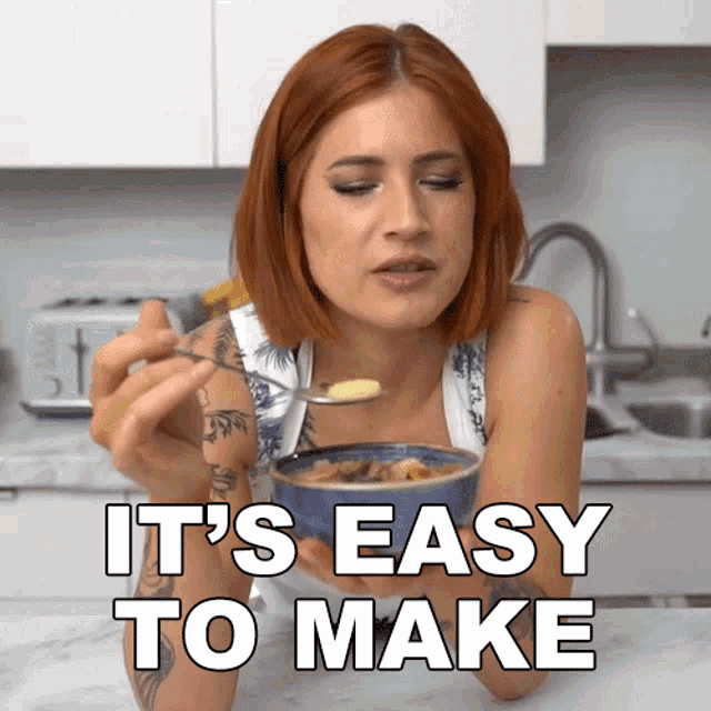 Its Easy To Make Candice Hutchings GIF - Its Easy To Make Candice Hutchings Edgy Veg GIFs