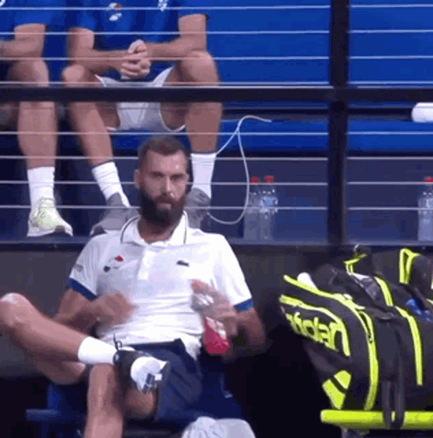 Benoit Paire Angry GIF - Benoit Paire Angry Frustrated GIFs