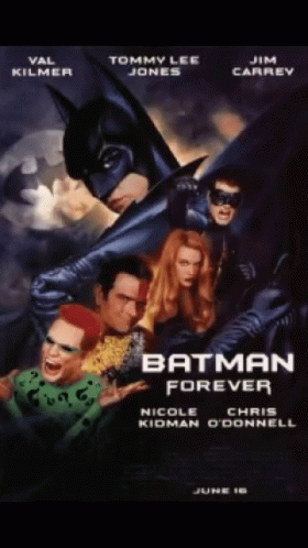 Batman Forever Movie Poster GIF - Batman Forever Movie Poster Dark Knight GIFs