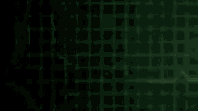 a heartbeat monitor with a green heartbeat line on a green background .