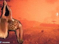a screenshot of a video game with a skull in the foreground
