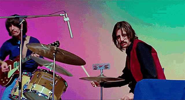 He Play It Ringo GIF - He Play It Ringo Ringo Starr GIFs