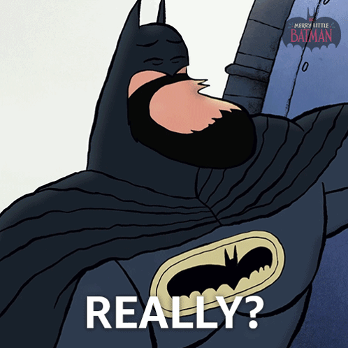 Really Batman GIF - Really Batman Bruce Wayne GIFs