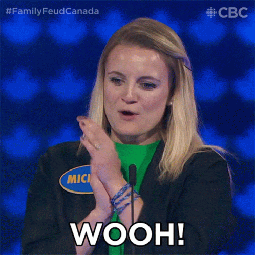 Wooh Family Feud Canada GIF - Wooh Family Feud Canada Clapping GIFs