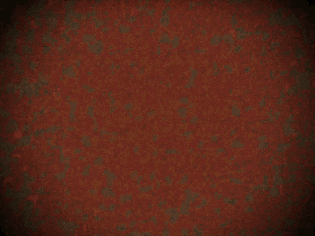 a red background with a black border and a few spots on it