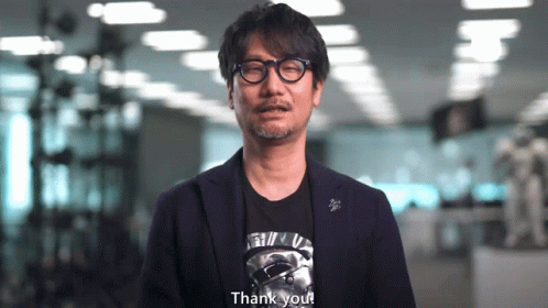 Hideo Kojima Thank You GIF - Hideo Kojima Thank You Nod GIFs