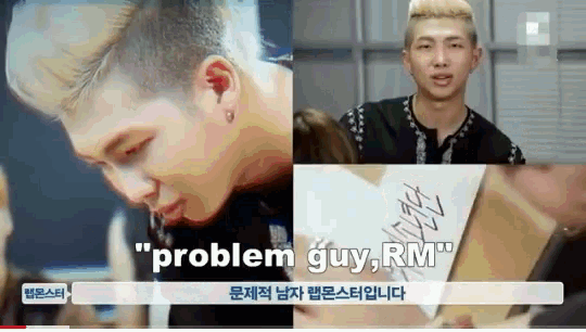a collage of images of a man with the words " problem guy rm " at the top