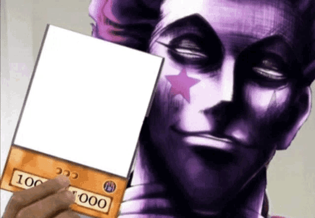 a person is holding a card that says 1000