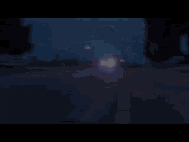 a blurry picture of a car driving down a road