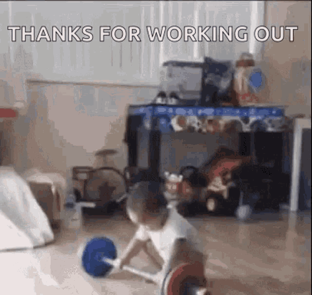 Funny Workout GIF