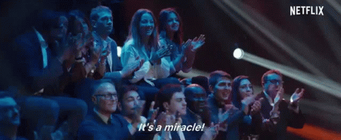 Its A Miracle Amazing GIF - Its A Miracle Amazing Applause GIFs