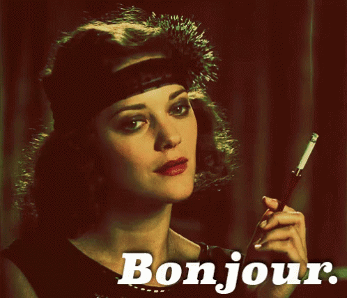 Bonjour GIF - Marion Cotillard France Bonjour GIFs