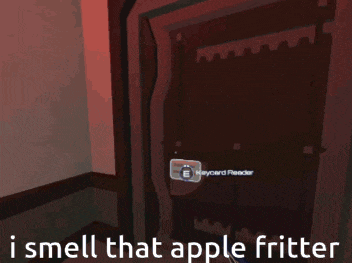 a screenshot of a game that says i smell that apple fritter