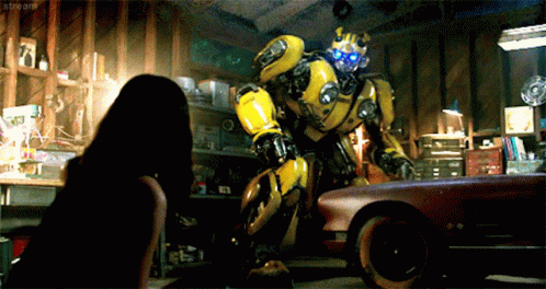 Transformers Bumblebee GIF - Transformers Bumblebee Shy GIFs