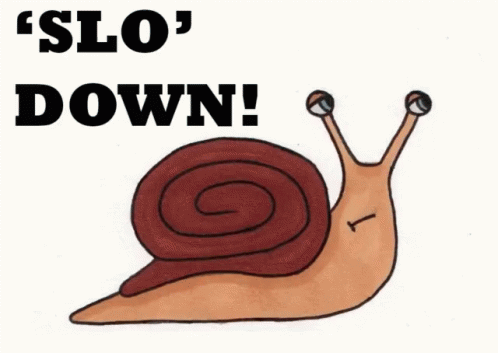 Slo Down GIF - Slow Down Snail GIFs