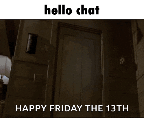 a picture of jason voorhees from friday the 13th with the words happy friday the 13th below him