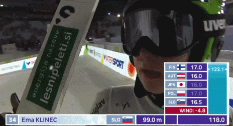 a person wearing goggles and a sticker that says uvex on it