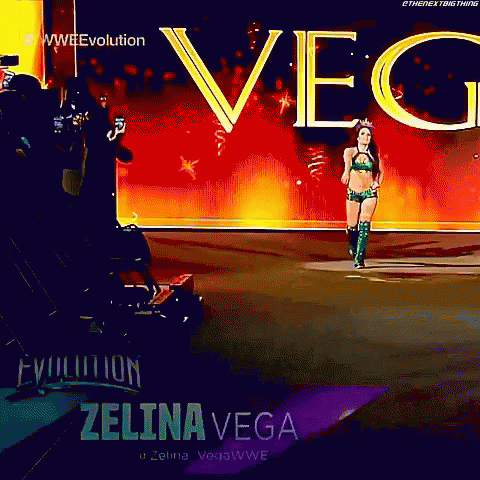Zelina Vega Entrance GIF - Zelina Vega Entrance Wwe GIFs