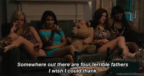 Four Horrible Fathers GIF - Ted Movie Mark GIFs