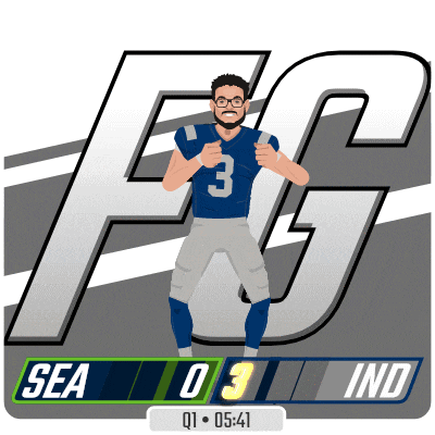 a cartoon illustration of a football player with the number 3 on his jersey