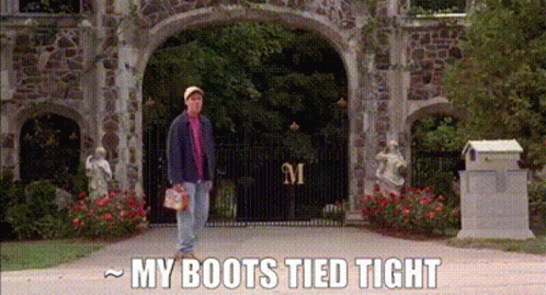 Mybootstiedtight Billy GIF - Mybootstiedtight Billy Madison GIFs