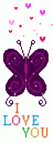 I Love You Butterfly GIF - I Love You Butterfly Heart GIFs