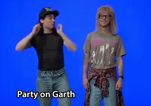 Party On GIF - Waynes World Garth Wayne GIFs